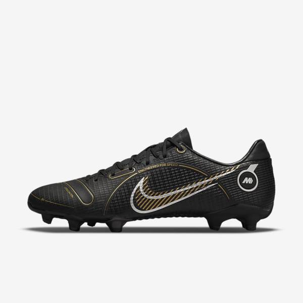 Scarpe da Calcio Uomo Nike Mercurial Vapor 14 Academy MG Multi-Ground Nere Metal Argento Grigie Metal Oro | NK507MQJ