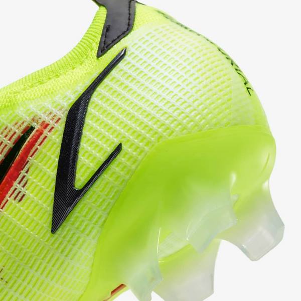 Scarpe da Calcio Uomo Nike Mercurial Vapor 14 Elite FG Firm-Ground Nere Rosse Chiaro | NK574IGN