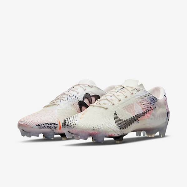 Scarpe da Calcio Uomo Nike Mercurial Vapor Next Nature FG Firm-Ground Rosa Chiaro Arancioni Nere | NK582UTV