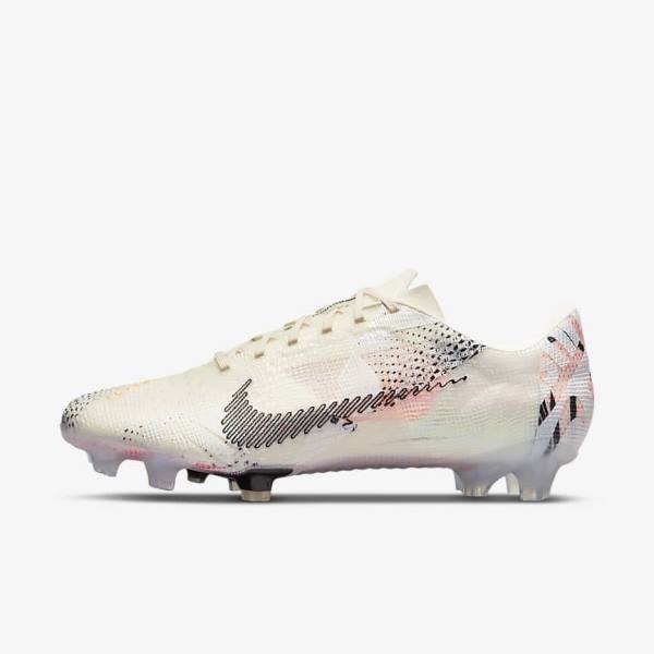 Scarpe da Calcio Uomo Nike Mercurial Vapor Next Nature FG Firm-Ground Rosa Chiaro Arancioni Nere | NK582UTV