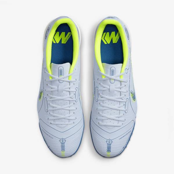 Scarpe da Calcio Uomo Nike Mercurial Vapor 14 Academy TF Turf Grigie Blu Chiaro Blu Scuro | NK759PLV