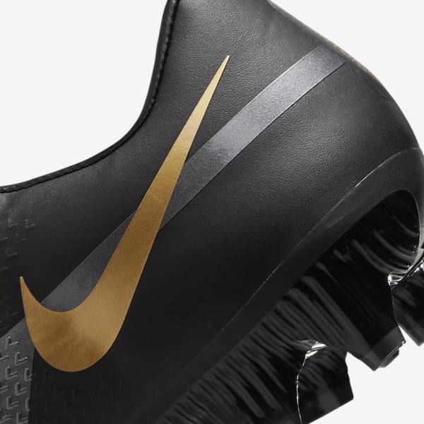 Scarpe da Calcio Uomo Nike Phantom GT2 Academy MG Multi-Ground Nere Metal Oro Grigie Scuro Metal Grigie Scuro | NK412CEB