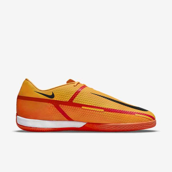 Scarpe da Calcio Uomo Nike Phantom GT2 Academy IC Indoor-Court Arancioni Rosse Chiaro Nere | NK703LSQ