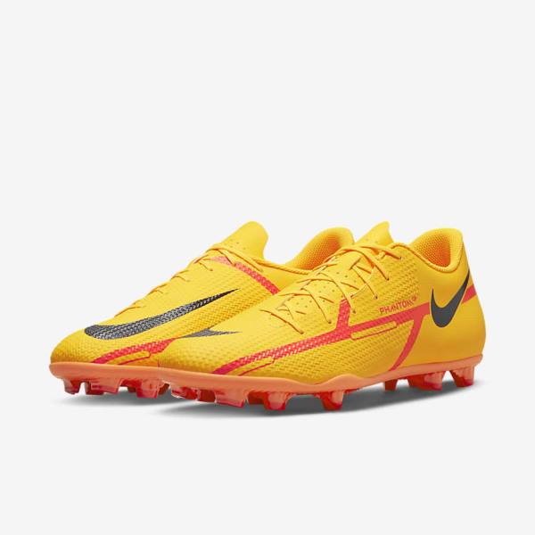 Scarpe da Calcio Uomo Nike Phantom GT2 Club MG Multi-Ground Arancioni Rosse Chiaro Nere | NK283RLN