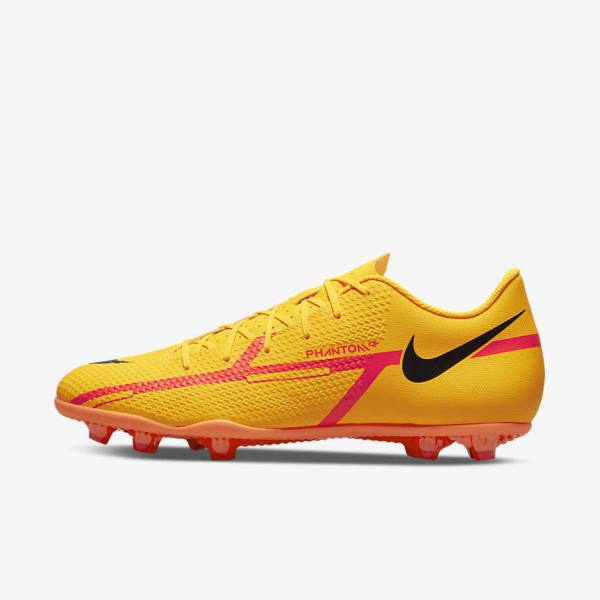 Scarpe da Calcio Uomo Nike Phantom GT2 Club MG Multi-Ground Arancioni Rosse Chiaro Nere | NK283RLN