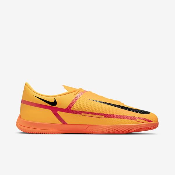 Scarpe da Calcio Uomo Nike Phantom GT2 Club IC Indoor Court Arancioni Rosse Chiaro Nere | NK951YCT