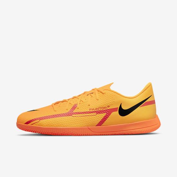 Scarpe da Calcio Uomo Nike Phantom GT2 Club IC Indoor Court Arancioni Rosse Chiaro Nere | NK951YCT