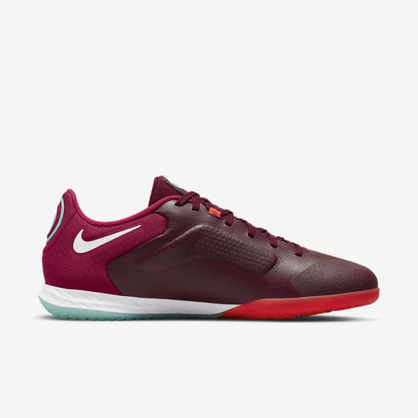 Scarpe da Calcio Uomo Nike React Tiempo Legend 9 Pro IC Indoor-Court Rosse Rosse Chiaro Bianche | NK569GPI