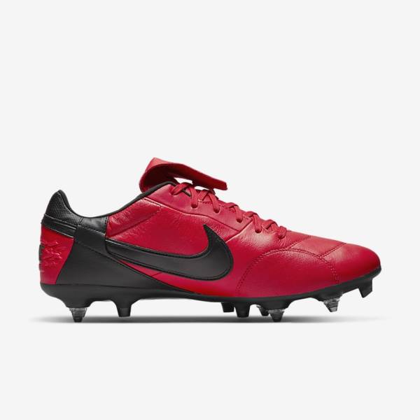 Scarpe da Calcio Uomo Nike The Premier 3 SG-PRO Anti-Clog Traction Soft-Ground Rosse Nere | NK749EHR