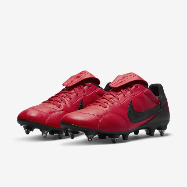 Scarpe da Calcio Uomo Nike The Premier 3 SG-PRO Anti-Clog Traction Soft-Ground Rosse Nere | NK749EHR