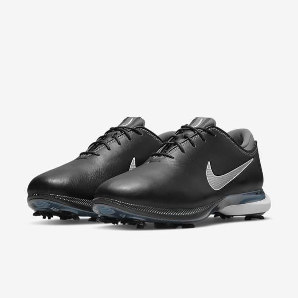 Scarpe da Golf Uomo Nike Air Zoom Victory Tour 2 Nere Metal Blu Grigie Bianche | NK928KFB