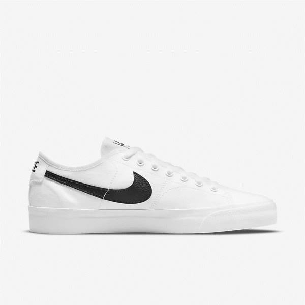 Scarpe da Skate Donna Nike SB BLZR Court Bianche Nere Nere | NK089CHU