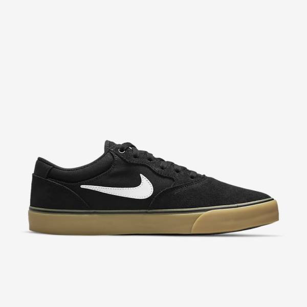 Scarpe da Skate Donna Nike SB Chron 2 Nere Marroni Chiaro Bianche | NK610VFI