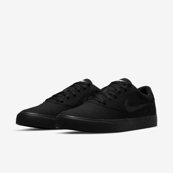 Scarpe da Skate Donna Nike SB Chron 2 Tela Nere | NK052LGD