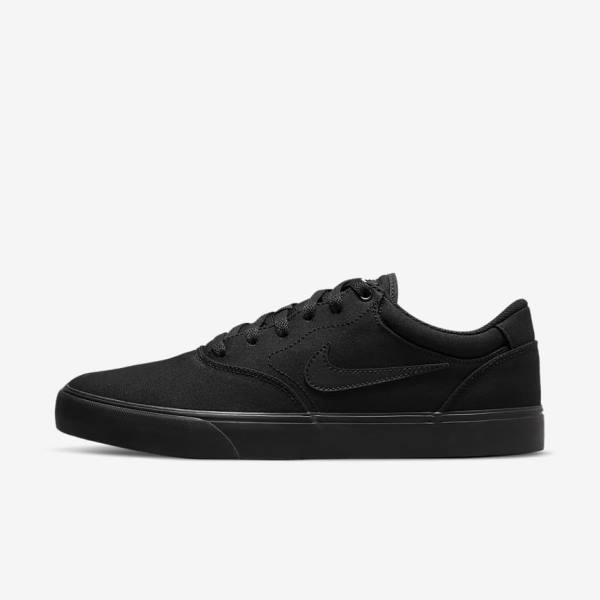 Scarpe da Skate Donna Nike SB Chron 2 Tela Nere | NK052LGD