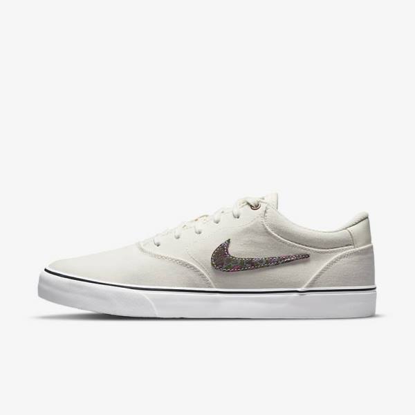 Scarpe da Skate Donna Nike SB Chron 2 Tela Premium Grigie Verdi | NK120CWI