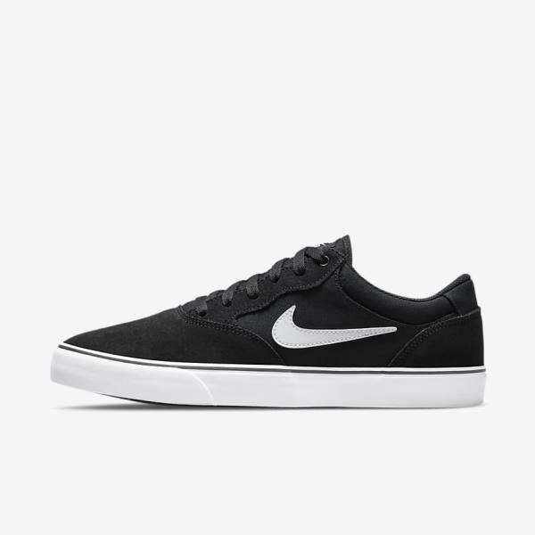 Scarpe da Skate Uomo Nike SB Chron 2 Nere Bianche | NK963APJ