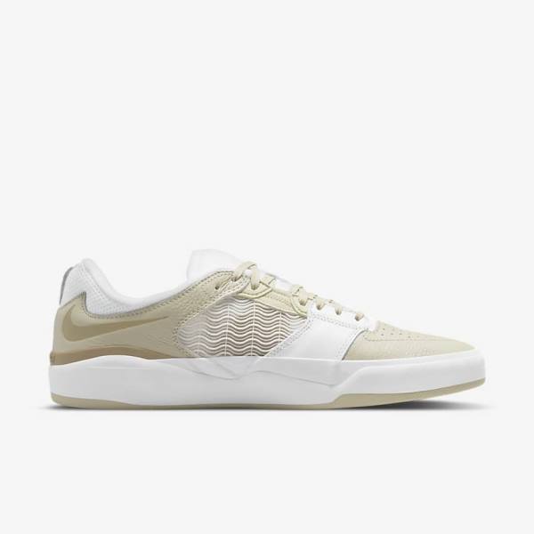 Scarpe da Skate Uomo Nike SB Ishod Wair Premium Grigie Chiaro Bianche Khaki | NK698IXO