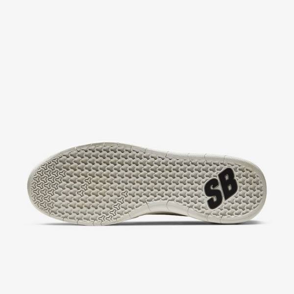 Scarpe da Skate Uomo Nike SB Nyjah Free 2 Bianche Nere | NK361QIT