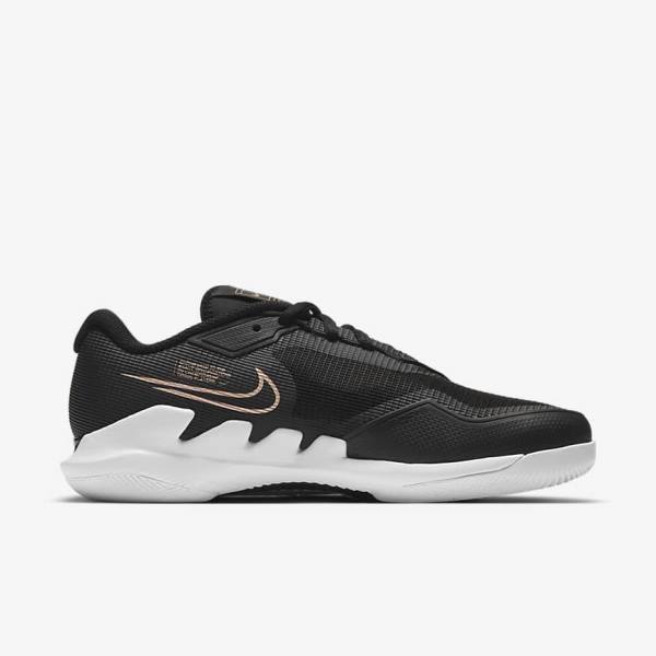 Scarpe da Tennis Donna Nike NikeCourt Air Zoom Vapor Pro Hard-Court Nere Bianche Metal Rosse Marroni | NK138SOP