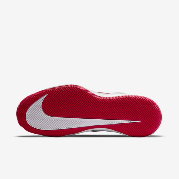 Scarpe da Tennis Uomo Nike NikeCourt Air Zoom Vapor Pro Clay Court Bianche Rosse | NK207JXL