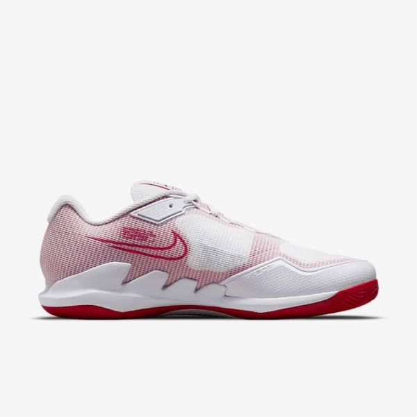 Scarpe da Tennis Uomo Nike NikeCourt Air Zoom Vapor Pro Clay Court Bianche Rosse | NK207JXL