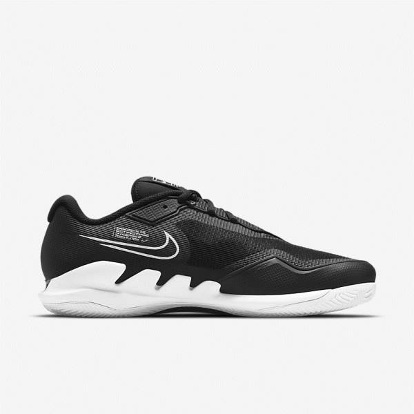 Scarpe da Tennis Uomo Nike NikeCourt Air Zoom Vapor Pro Clay Court Nere Bianche | NK792MCF