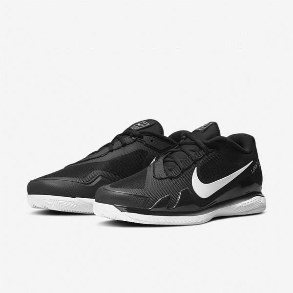 Scarpe da Tennis Uomo Nike NikeCourt Air Zoom Vapor Pro Clay Court Nere Bianche | NK792MCF