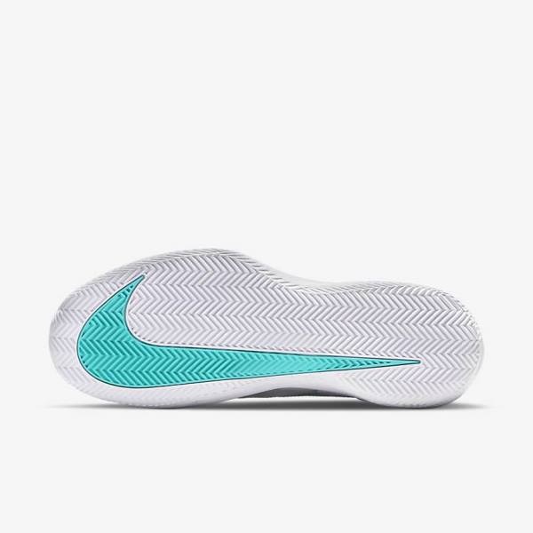 Scarpe da Tennis Uomo Nike NikeCourt Air Zoom Vapor Pro Clay Court Bianche Beige Chiaro Blu Reale Blu Verde Acqua | NK816WNL