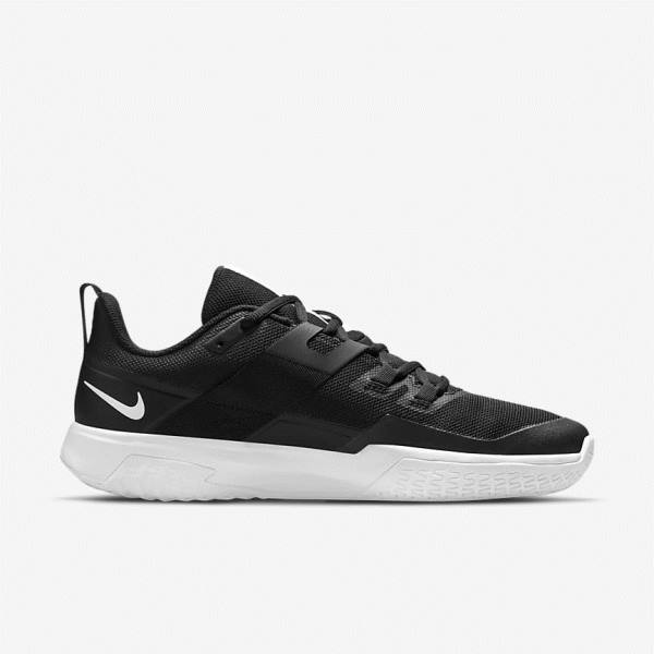 Scarpe da Tennis Uomo Nike NikeCourt Vapor Lite Hard Court Nere Bianche | NK163HXI