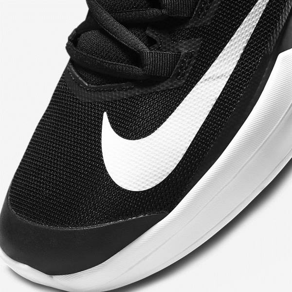 Scarpe da Tennis Uomo Nike NikeCourt Vapor Lite Hard Court Nere Bianche | NK163HXI