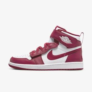 Jordan Scarpe Uomo Nike Air Jordan 1 Hi FlyEase Rosse Bianche | NK870YHQ