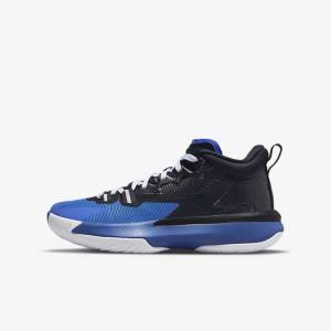 Scarpe Da Basket Bambino Nike Zion 1 Older Nere Blu Reale Bianche | NK135QTR