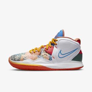 Scarpe Da Basket Donna Nike Kyrie Infinity Bianche Rosse Oro Blu Chiaro | NK796IKD