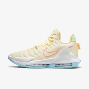 Scarpe Da Basket Donna Nike LeBron Witness 6 Verdi Blu | NK038GRB