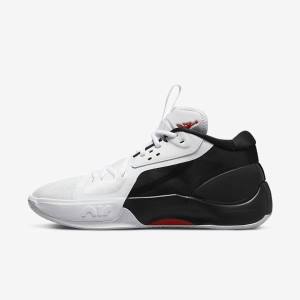 Scarpe Da Basket Uomo Nike Jordan Zoom Separate Nere Bianche Rosse | NK982FXR