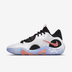 Scarpe Da Basket Uomo Nike PG 6 Bianche Nere Blu Rosse | NK684QPD