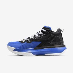 Scarpe Da Basket Uomo Nike Zion 1 Nere Blu Reale Bianche | NK453CTD