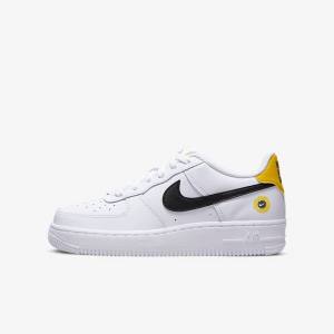 Scarpe Da Ginnastica Bambino Nike Air Force 1 LV8 Older Bianche Nere | NK501HDV