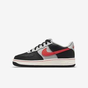 Scarpe Da Ginnastica Bambino Nike Air Force 1 EMB Older Nere Grigie Rosse | NK529YMV