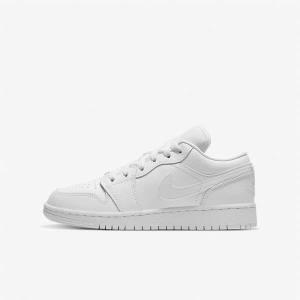 Scarpe Da Ginnastica Bambino Nike Air Jordan 1 Low Older Bianche | NK318NUB