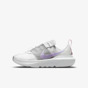 Scarpe Da Ginnastica Bambino Nike Crater Impact Older Bianche Grigie Rosa Viola | NK934YHN