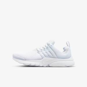 Scarpe Da Ginnastica Bambino Nike Presto Older Bianche Platino Bianche | NK173FVC