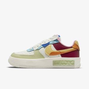 Scarpe Da Ginnastica Donna Nike Air Force 1 Fontanka Bordeaux Oro | NK509NAW