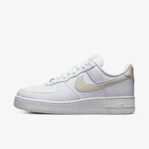 Scarpe Da Ginnastica Donna Nike Air Force 1 07 Next Nature Bianche Metal Oro Marroni Chiaro | NK560ZBY