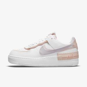 Scarpe Da Ginnastica Donna Nike Air Force 1 Shadow Bianche Rosa Rosa Grigie | NK781HVK