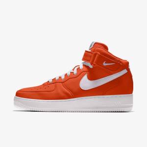 Scarpe Da Ginnastica Donna Nike Air Force 1 Mid By You Custom Colorate | NK956MOJ