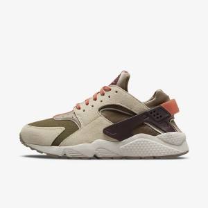 Scarpe Da Ginnastica Donna Nike Air Huarache SP Khaki Bordeaux | NK893GCX