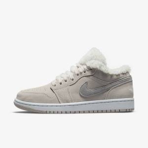 Scarpe Da Ginnastica Donna Nike Air Jordan 1 Low SE Grigie Grigie Bianche | NK493UAJ