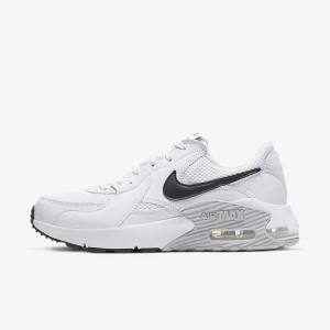 Scarpe Da Ginnastica Donna Nike Air Max Excee Bianche Platino Nere | NK045MOZ